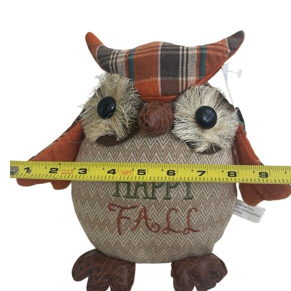 OWL FALL HOME DECORATION PLUSH 10’X10’ HAPPY FALL KAWAII - Picture 5 of 9